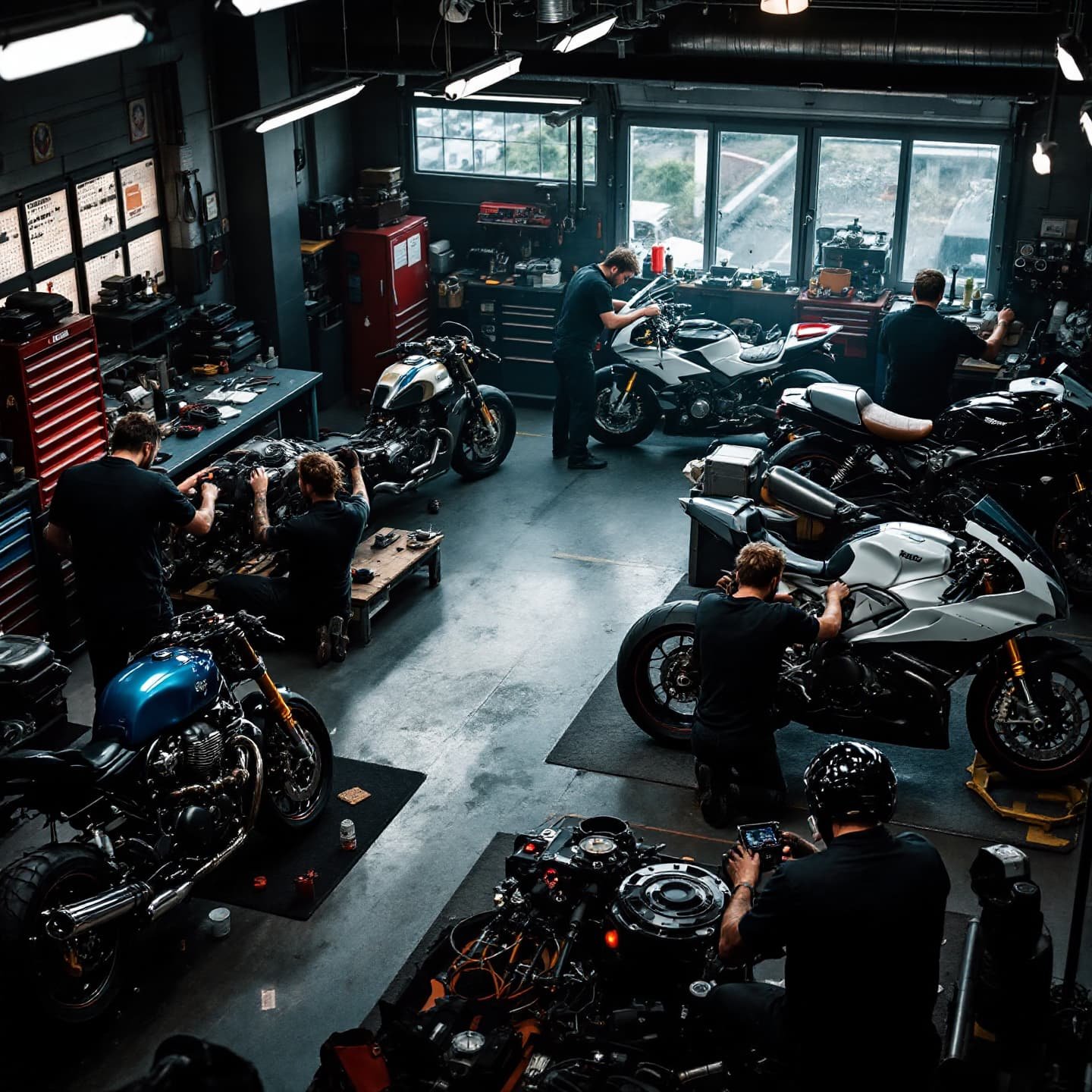 Curso de gestión de talleres especializados en motos