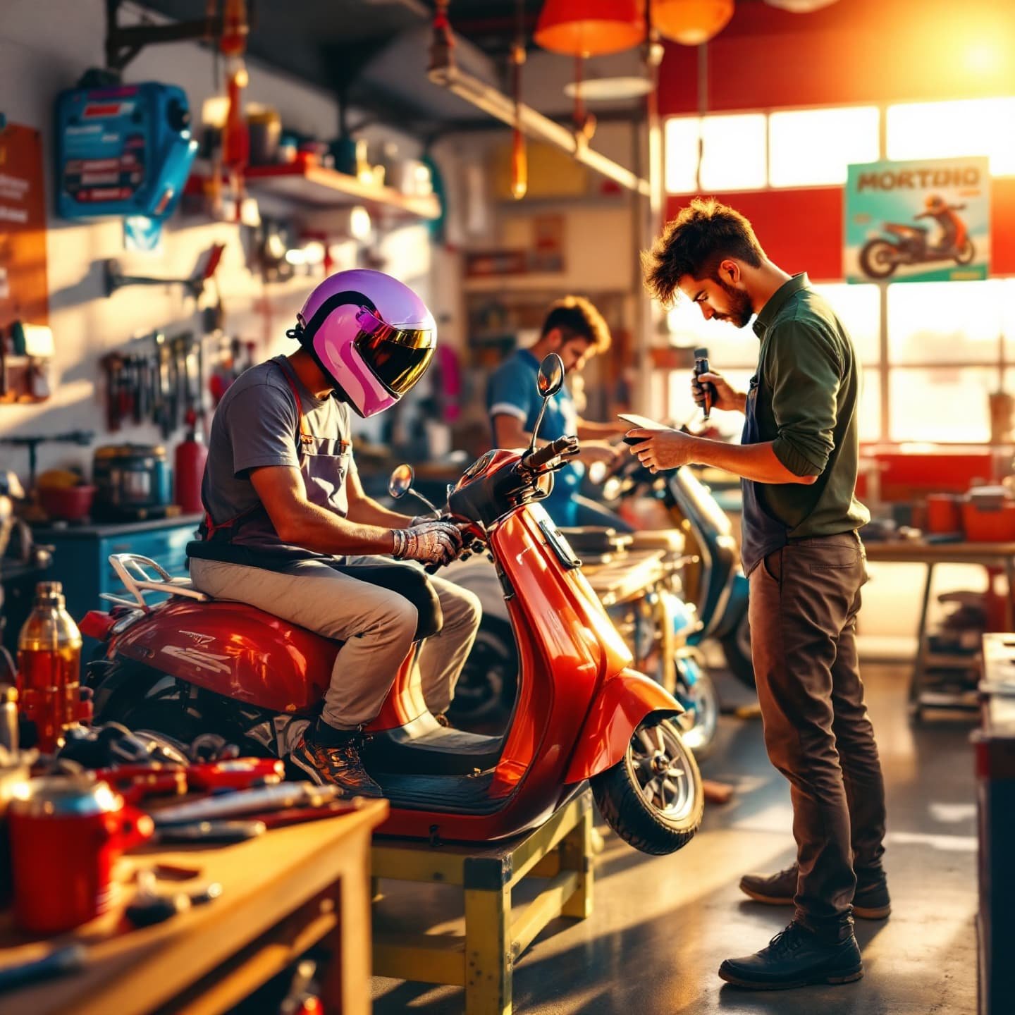 Curso de preparación de scooters para competición amateur