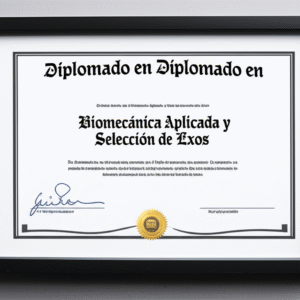 Diplomado en Biomecánica Aplicada y Selección de Exos