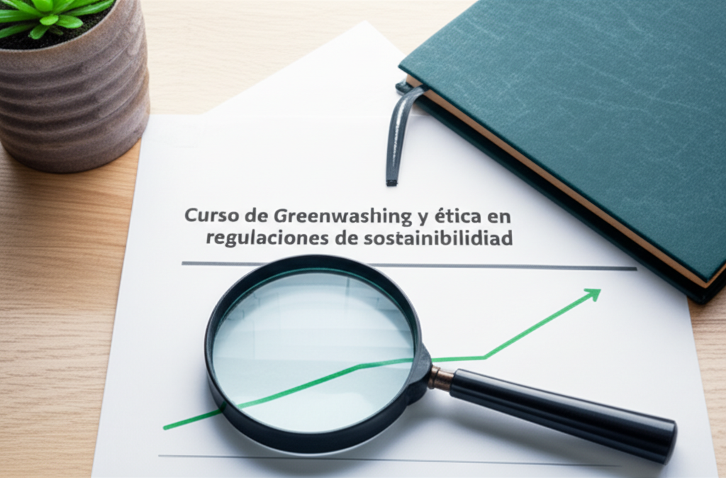 Curso de Greenwashing y ética en regulaciones de sostenibilidad