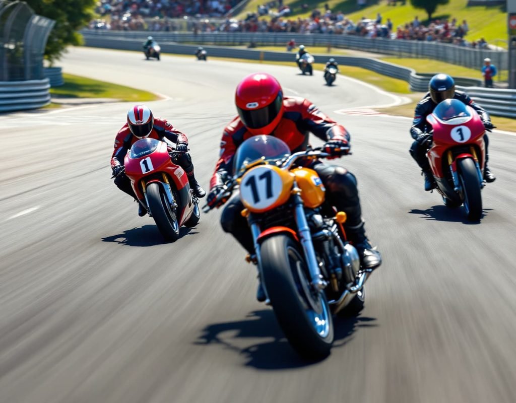 Curso de motos clásicas en competición