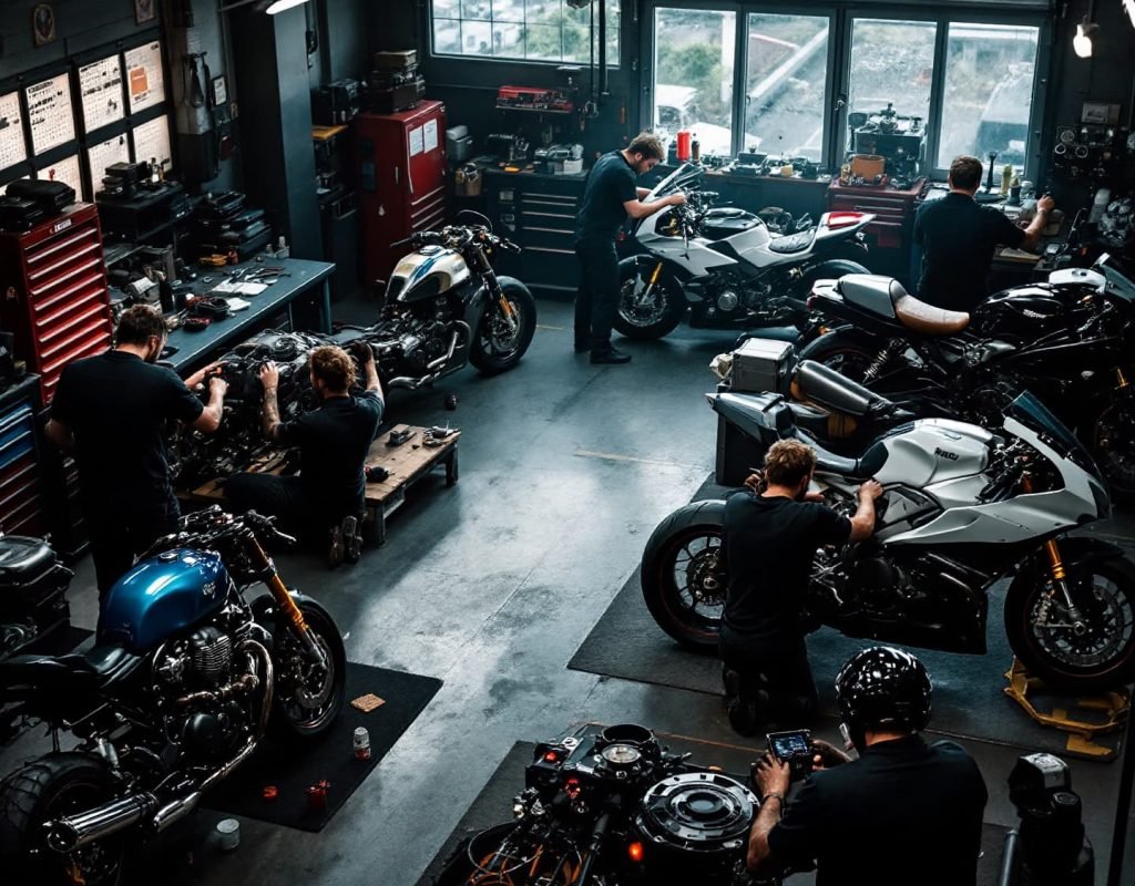 Curso de gestión de talleres especializados en motos