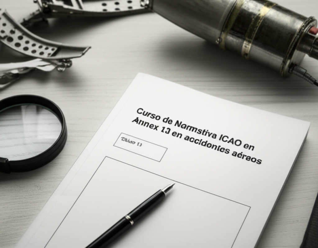 Curso de Normativa ICAO Annex 13 en accidentes aéreos