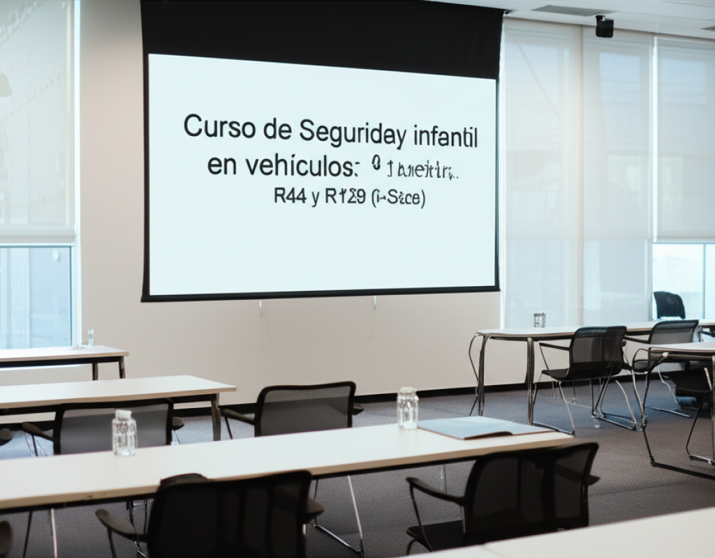 Curso de Seguridad infantil en vehículos: R44 y R129 (i-Size)