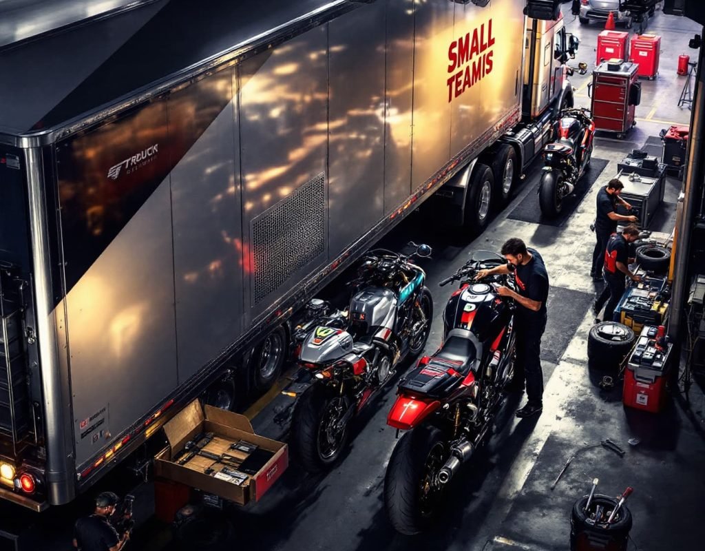 Curso de logística para equipos pequeños de motociclismo
