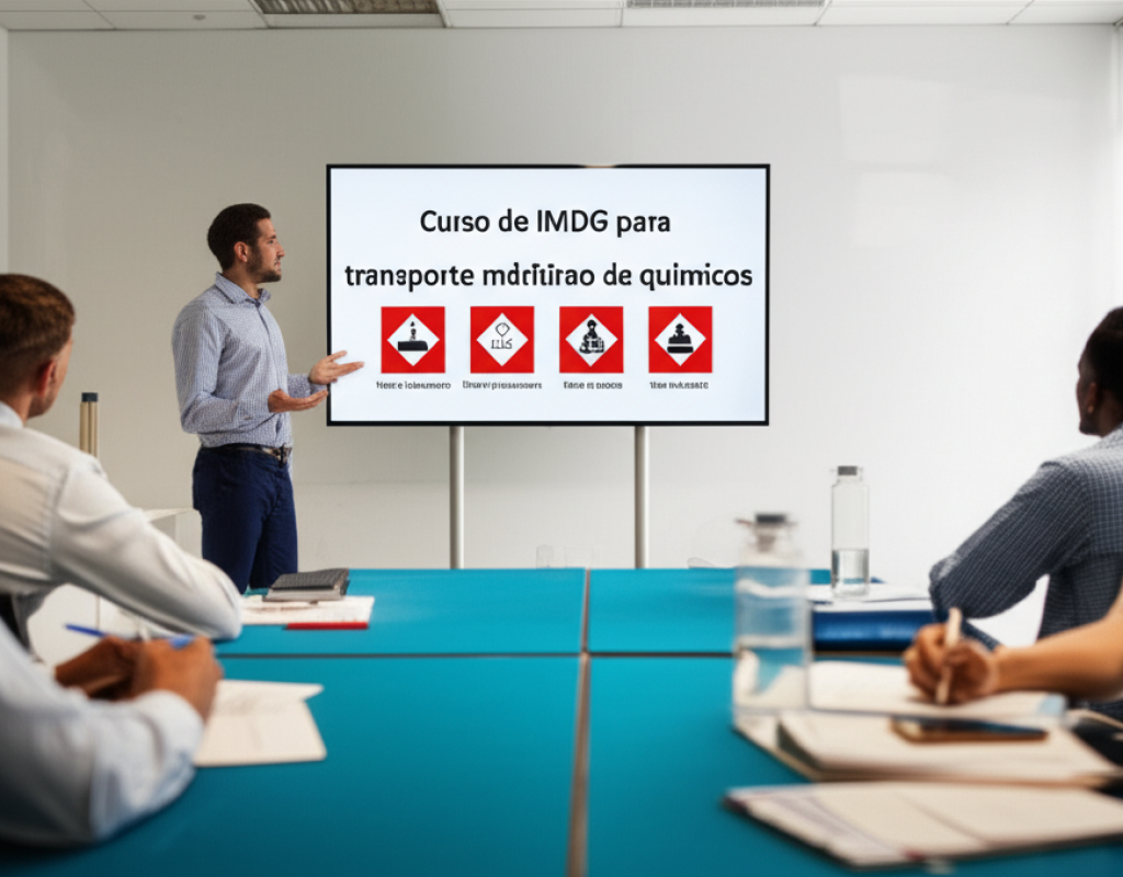 Curso de IMDG para transporte marítimo de químicos