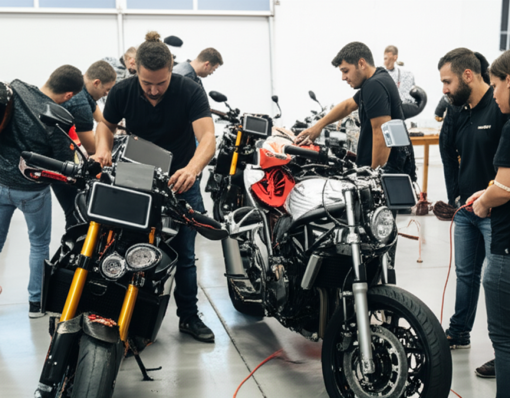 Curso de Frenos en scooters históricos