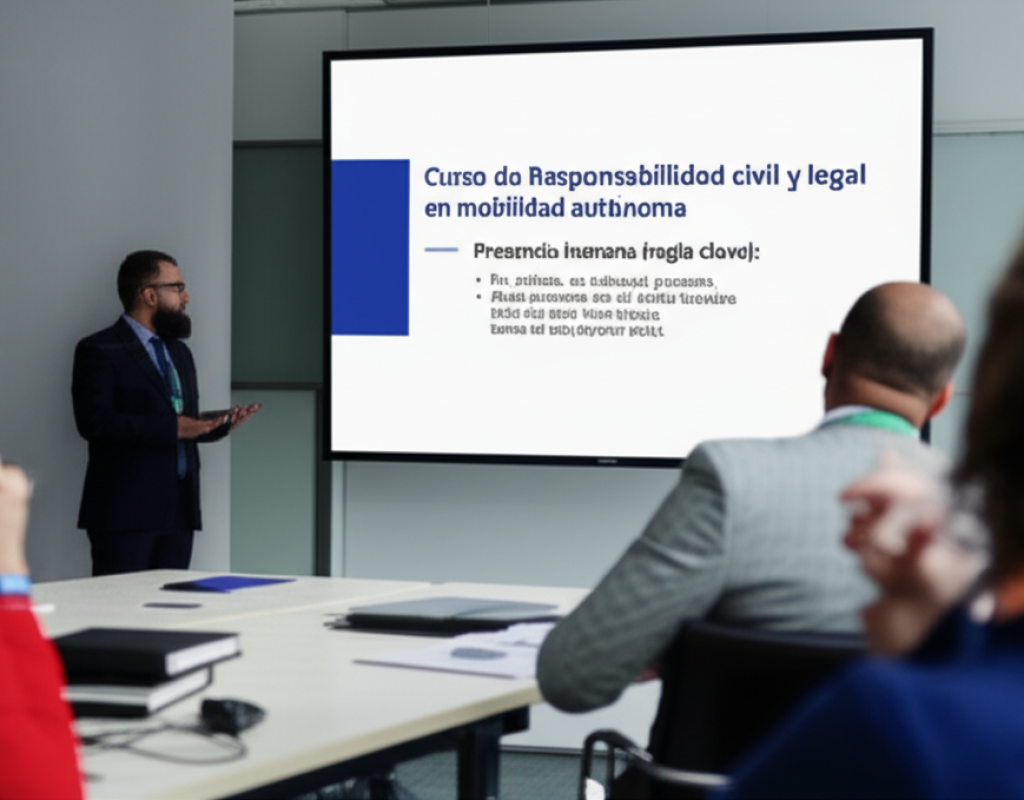 Curso de Responsabilidad civil y legal en movilidad autónoma