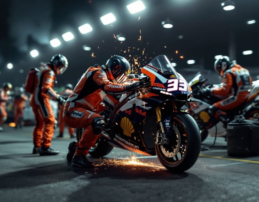 Curso de pit stops en resistencia de motos